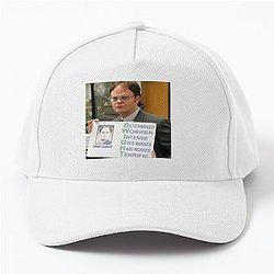 The Office Michael Scott and Dwight Schrute Determined Worker Intense Hard Worker Terrific Baseball Cap