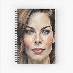 Watercolors with Michelle Monaghan Spiral Notebook