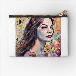 Michelle and Butterfly Zipper Pouch
