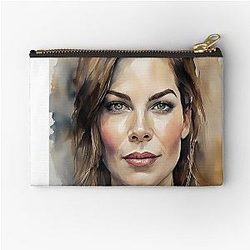 Watercolors with Michelle Monaghan Zipper Pouch