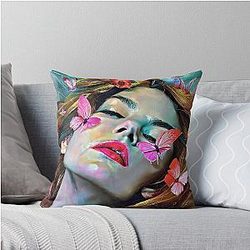 summer dream with Michelle Throw Pillow