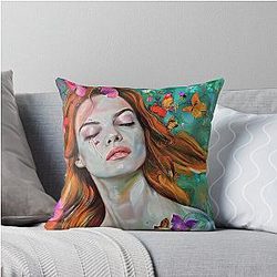 Summer Fantasy Throw Pillow