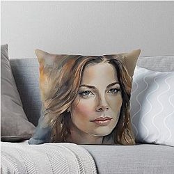 Michelle Monaghan Throw Pillow