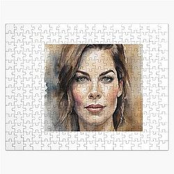 Watercolors with Michelle Monaghan Jigsaw Puzzle
