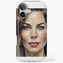 Watercolors with Michelle Monaghan iPhone Case