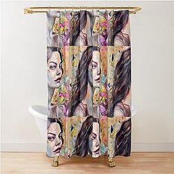Michelle butterfly Shower Curtain