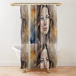 Image with Michelle Monaghan for You Shower Curtain 

becomes:
Image with Michelle Monaghan shower curtain