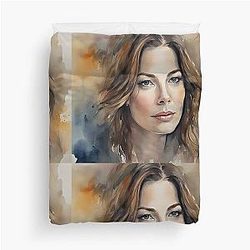 Image with Michelle Monaghan for You Duvet Cover