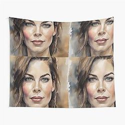 Watercolors with Michelle Monaghan Tapestry
