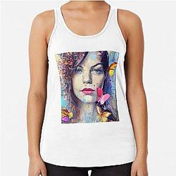 Fly with Michelle Racerback Tank Top