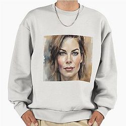 Watercolors with Michelle Monaghan Soft Oversized Sweatshirt