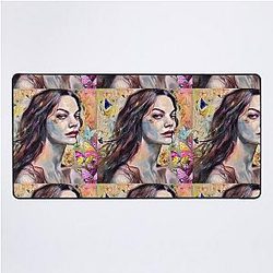 Michelle butterflies Desk Mat