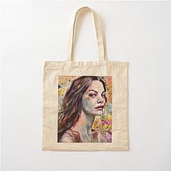 Michelle Butterfly Cotton Tote Bag