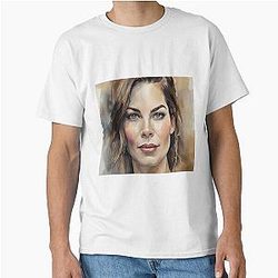 Watercolors with Michelle Monaghan Classic T-Shirt