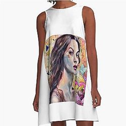 Michelle Butterfly A-Line Dress