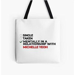 Mentally In a Relationship With Michelle Yeoh Tote Bag