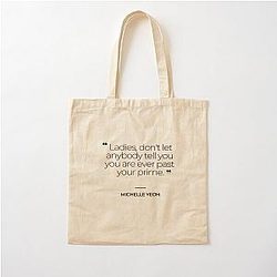 Michelle Yeoh Inspirational Quotes Tote Bag