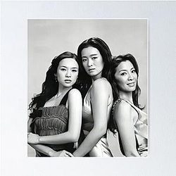 Young Zhang Ziyi Gong Li and Michelle Yeoh Trio Hi Res Promo Photo Poster