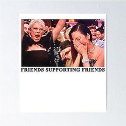 Friends Supporting Friends: Michelle Yeoh and Jamie Lee Curtis Poster