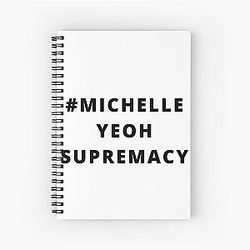 Michelle Yeoh Spiral Notebook