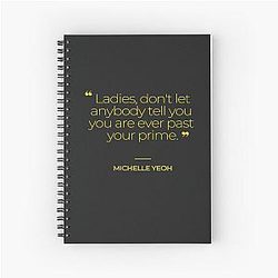 Michelle Yeoh Inspirational Notebook