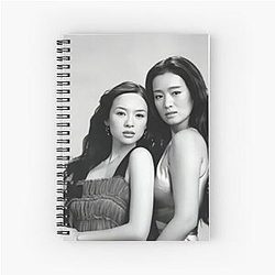 Young Zhang Ziyi Gong Li Michelle Yeoh Trio Hi Res Promo Photo Spiral Notebook