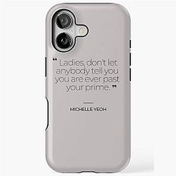Michelle Yeoh Inspirational Quotes Tough Case