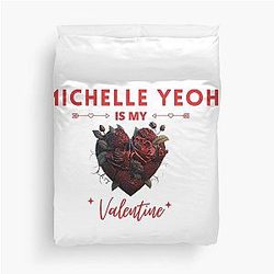 Michelle Yeoh Is My Valentine Duvet Cover