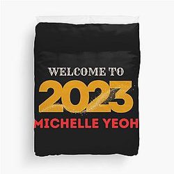 Welcome to Michelle Yeoh Duvet Cover