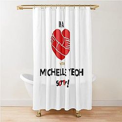 In a Relationship with Michelle Yeoh Shower Curtain