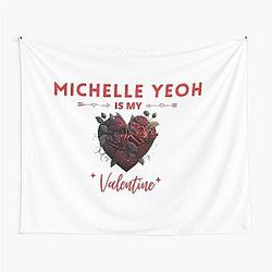 Michelle Yeoh Is My Valentine Tapestry