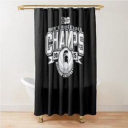 Michigan State Spartans Men's Basketball Big Ten Champs 2025 Gift for Game Day Shower Curtain