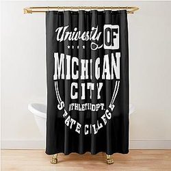 MICHIGAN Sports Graphic Shower Curtain