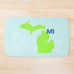 State of Michigan Bath Mat