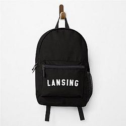 Lansing Michigan Small Logo Backpack
