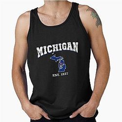 Michigan est 1837 Tank Top