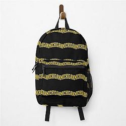 Michigan Vintage Style Maize Font Backpack