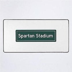 Michigan State Spartan Stadium Sign Desk Mat
