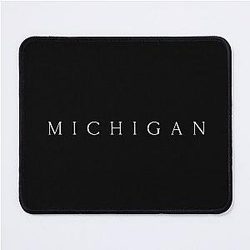 Michigan College Town Vintage State Aesthetic Mouse Pad