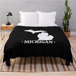 Home to Michigan Throw Blanket