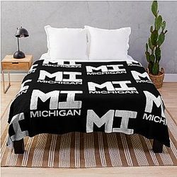 Michigan State Vintage Throw Blanket