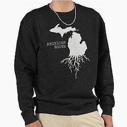 Michigan Roots State of Michigan Sweatshirt