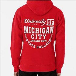 MICHIGAN Graphic Pullover Hoodie
