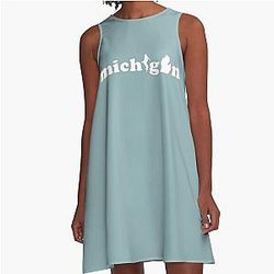 Michigan Local in the Great Lakes State A-Line Dress