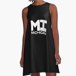 Michigan State A-Line Dress