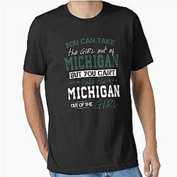 You Can Take The Girl Out Of Michigan State Essential T-Shirt