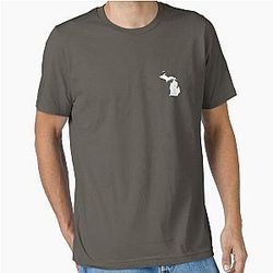 Michigan Over The Heart T-Shirt
