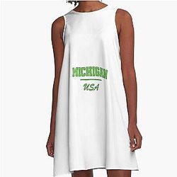 Michigan A-Line Dress