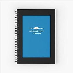 Michigan State Football T-Shirt Spiral Notebook