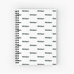 Michigan State Sticker Spiral Notebook